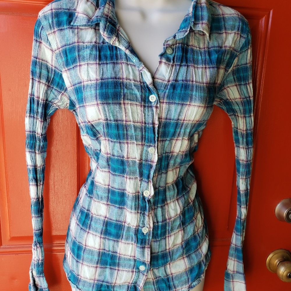 Plaid button up